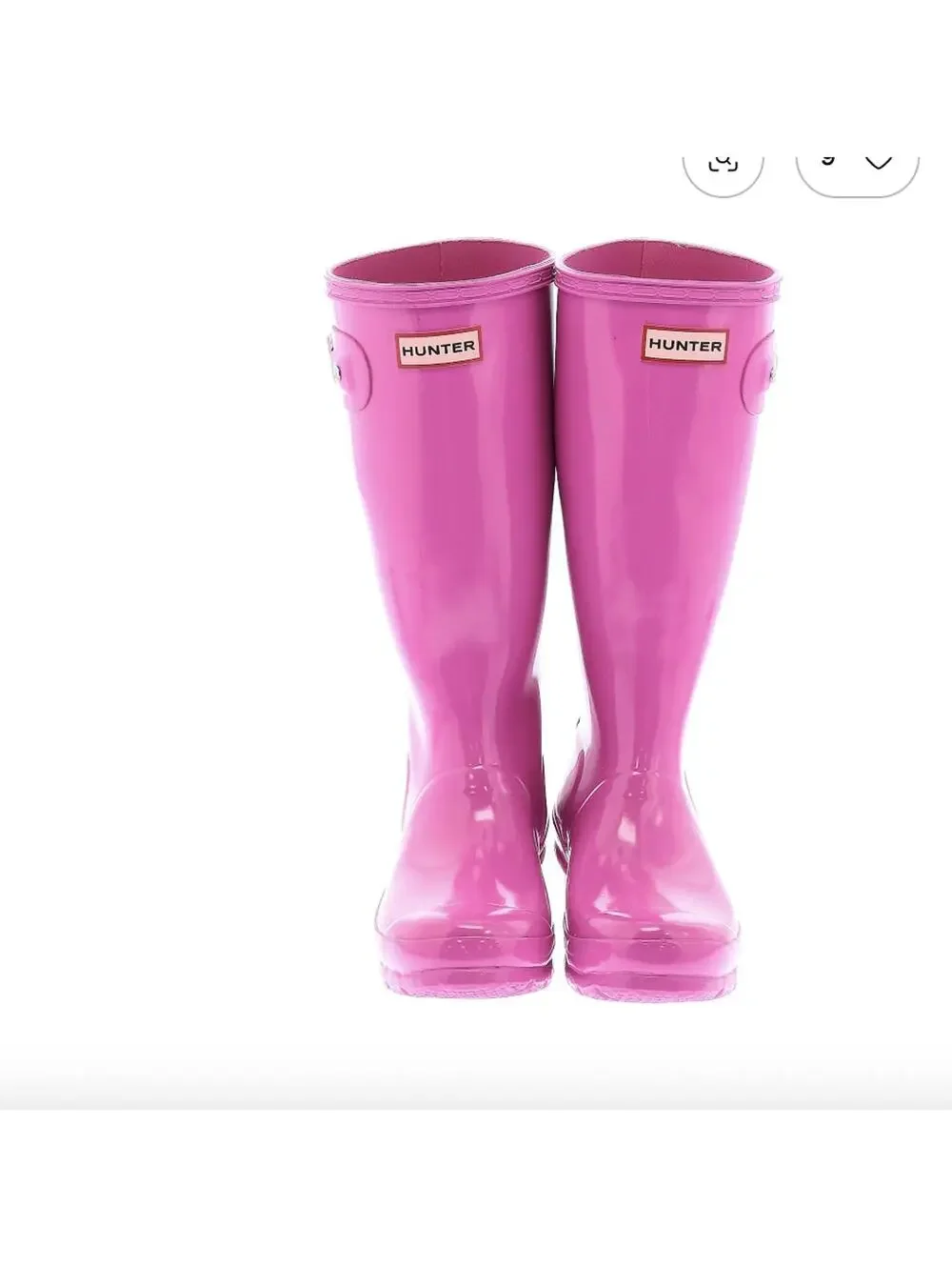 Hunter Pink Rain Boots Size UK 4 / US 6